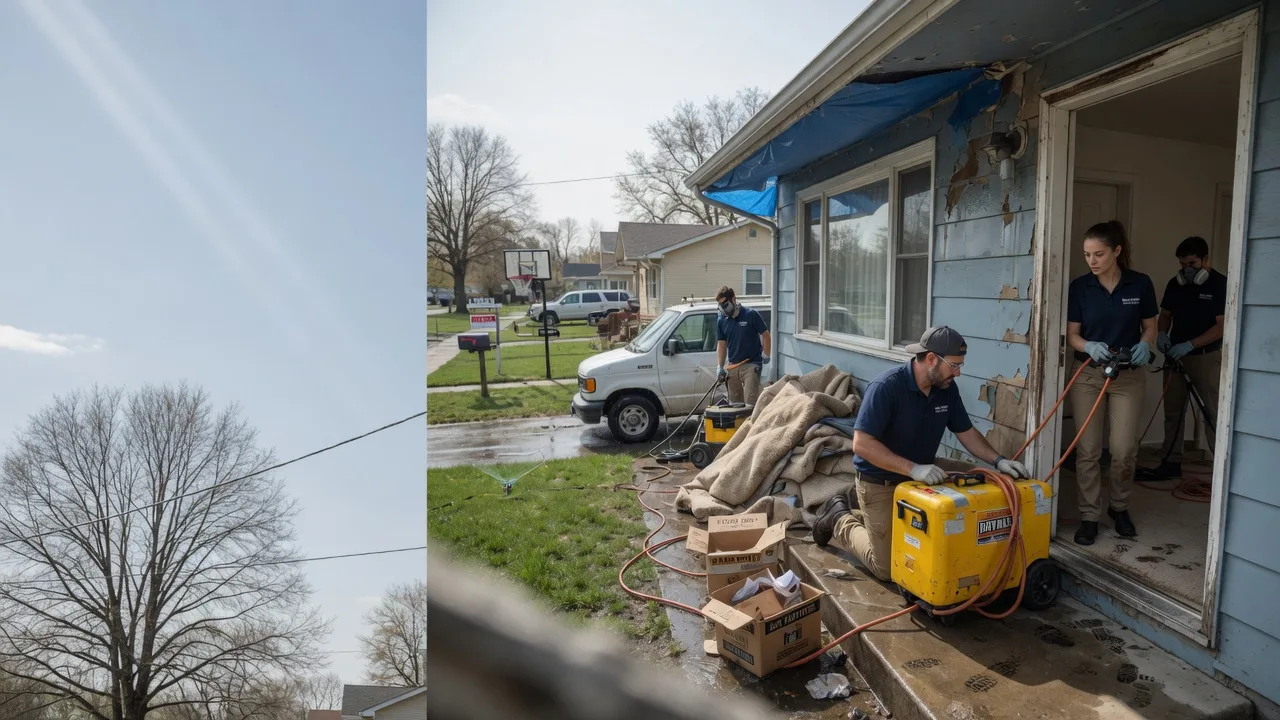 Basement Flood Cleanup in North Hampton, OH near me